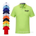 Aangepast je eigen Logo Polo T-shirt met korte mouwen
